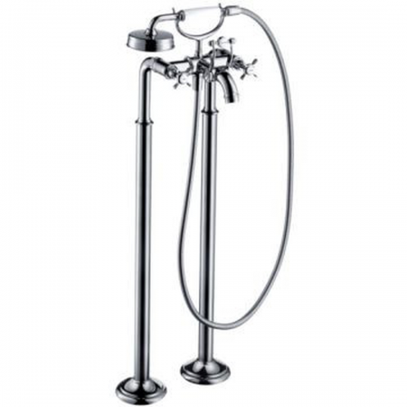 AXOR Montreux 2-handle bath mixer floor-standing with cross handles