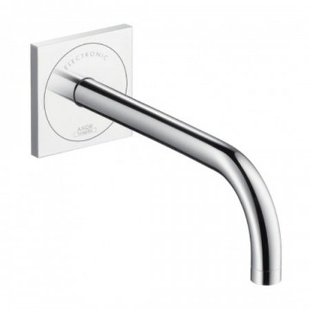 AXOR Uno Electronic basin mixer for concealed installation wall-mounted with spout 225 mm