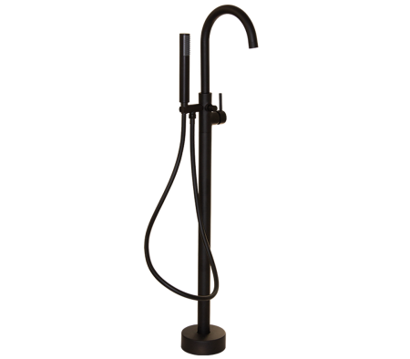 Moon Black Round Black Free Standing Bat