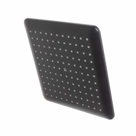 Square Shower Head Black