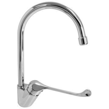 Teal Elbow Action One Hole Sink Mixer - BluTide