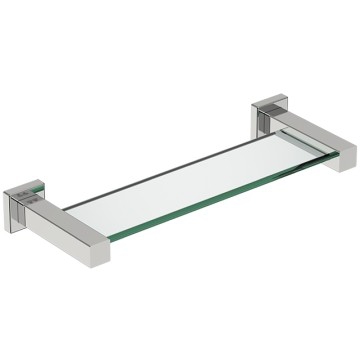 Bathroom Butler - 8500 Glass Shelf 330mm Brushed Stainless Steel