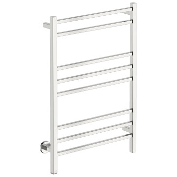 Bathroom Butler - Cubic Wide Heated Towel Rail 8 Bar PTS Polished Stainless Steel