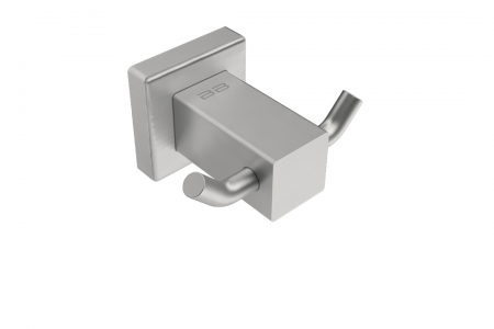 Bathroom Butler 8511 Robe Hook DOUBLE -BRSH