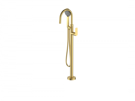 Seine freestanding bath mixer brushed go