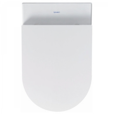 Duravit Seat and cover Me by Starck, white w. soft closure, hinge sst
