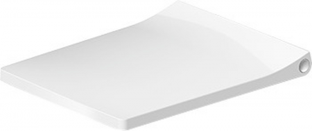 Duravit Seat and cover Viu, white w. soft closure, hinge sst