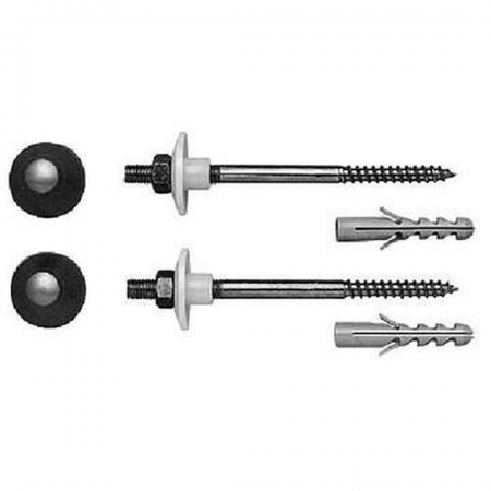 Duravit Fixings for wall-mounted toilet and bidet, caps white