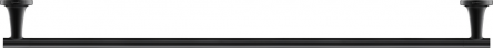 Duravit Bath towel rail 800 mm Starck T, black matt