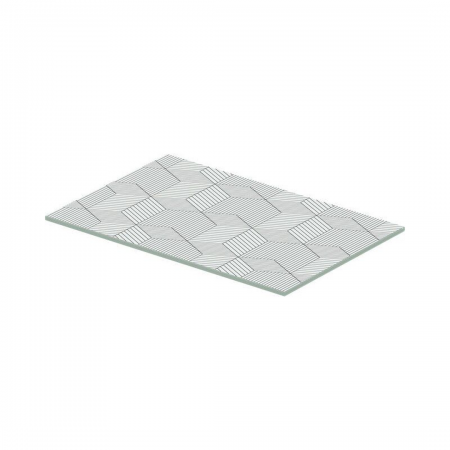 Duravit Glass inserts in metal consoles f. DuraSquare wb 235360, Cubic line