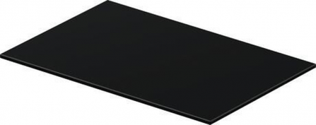 Duravit Glass inserts in metal consoles f. DuraSquare wb 235360, Black