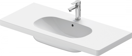 Duravit Furniture washbasin 105 cm D-Code white, with of, with tp, 1 th