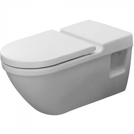 Duravit Toilet wall-mounted 70 cm Starck 3 white, washdown model