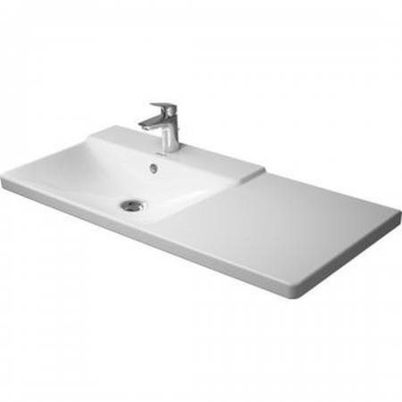 Duravit Furn. washbasin 1060mm P3 Comforts white, B-le., w.OF, w.TP, 1 HL