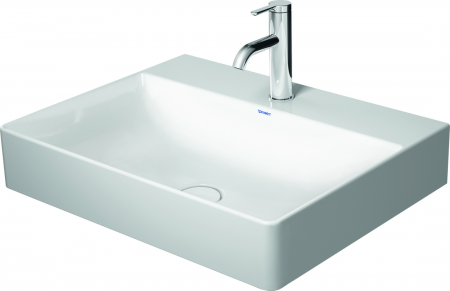 Washbasin DuraSquare 600mm, white withou