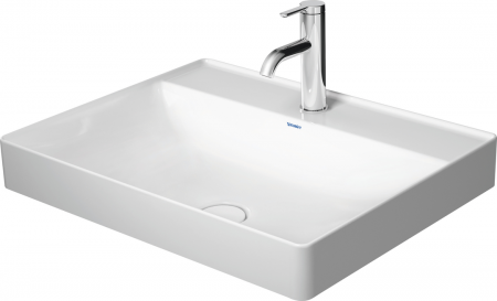 Above counter basin DuraSquare white, w/