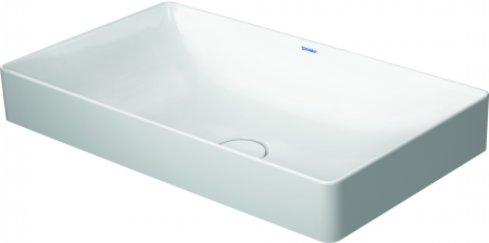 Washbowl 600 mm DuraSquare, white w/o OF