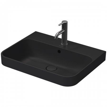 Duravit Above counter basin Happy D.2 Plus 60cm,anthracite matt,w.OF,w.TP,1 TH