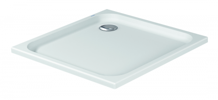 Duravit Shower tray D-Code 900x900mm, white, square, outlet diam. 90mm
