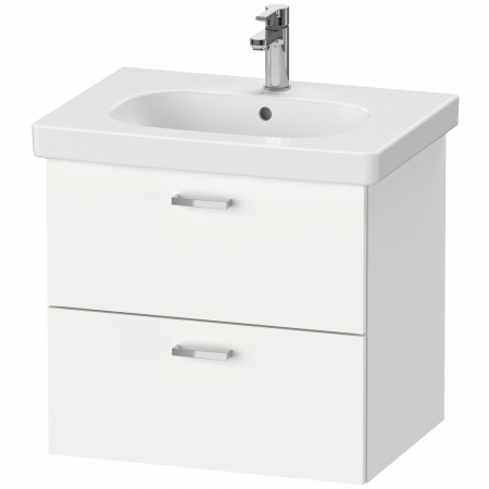 Duravit XBase Vanity Unit wall-mounted, 2 drawers 560x600x458mm, white matt