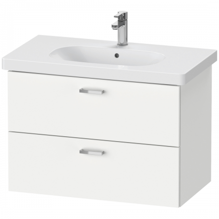 Duravit XBase Vanity Unit wall-mounted, 2 drawers 560x800x458mm, white matt