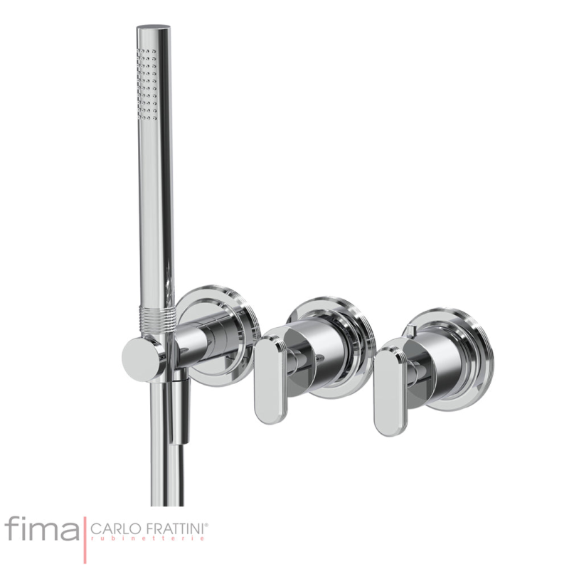 Fima Park Lane Thermostatic Diverter Set Incl Handshower - Finish