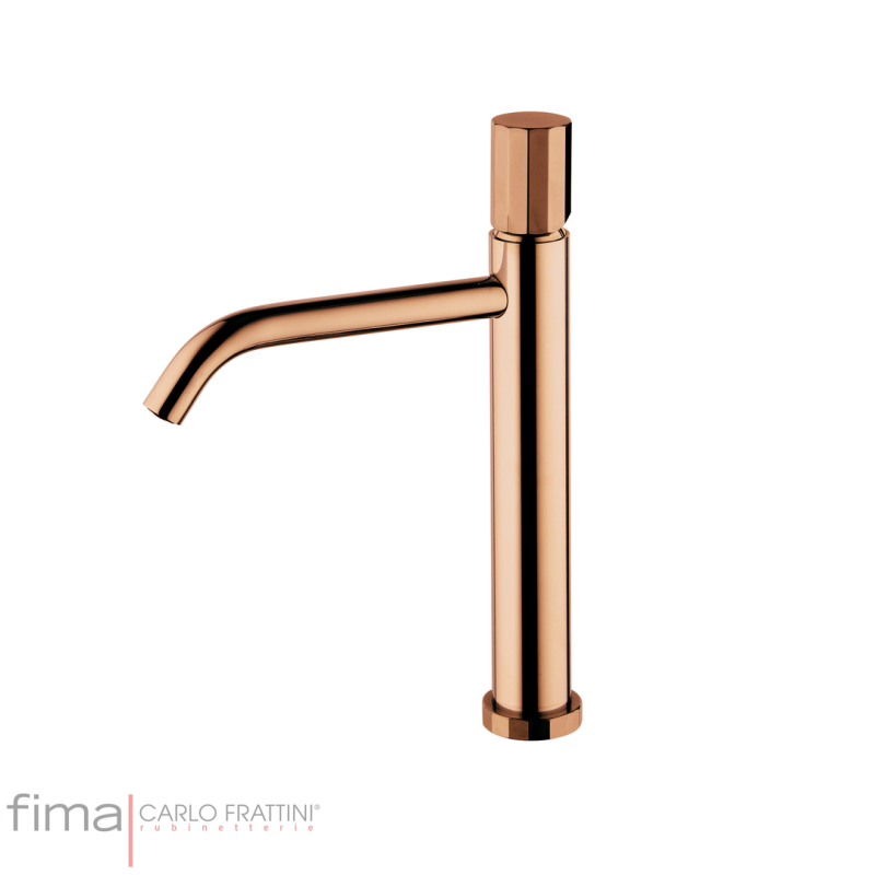 Fima Spillo Tech V Basin Mixer 1Th Mid Ex Waste Amber Bronze