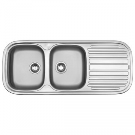 Franke Quinline Qlx621-120 With 90mm Wastes Stainless Steel 1200x500