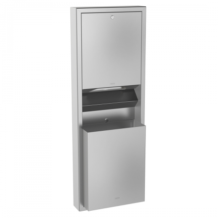 Franke RODX602 Paper Towel Dispenser & Waste Bin Combo 411x171x1148
