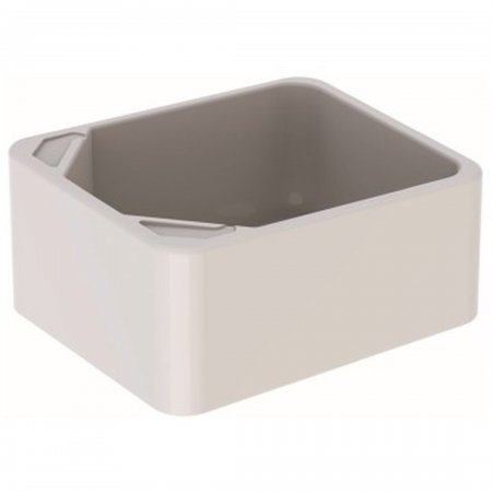 Geberit Publica foot basin: B=39cm, H=21cm, T=48cm