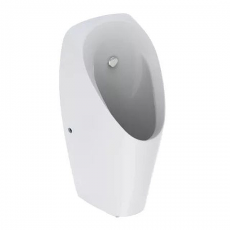 Geberit Tamina urinal for integrated control: T=37cm, Outlet=to the rear, Inlet=rear, white