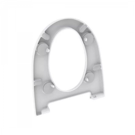 WC seat ring, fixed, for Geberit AquaClean Mera Classic: white alpine