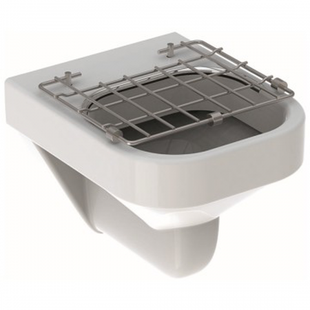 Geberit Publica slop hopper with hinged grating: 40x37x49cm,