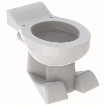 Geberit Bambini floor-standing WC for children, washdown, lion paw design, for WC seat: T=50cm, white