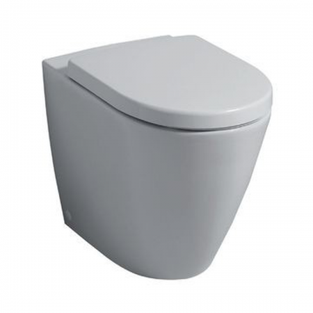 Geberit iCon floor-standing WC, washdown, back-to-wall, shrouded, Rimfree: T=56cm, white