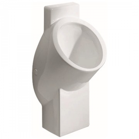 Geberit urinal Centaurus, waterless, outlet to the rear or downwards: T=32.5cm, Outlet=to the rear or downwards, white / KeraTect
