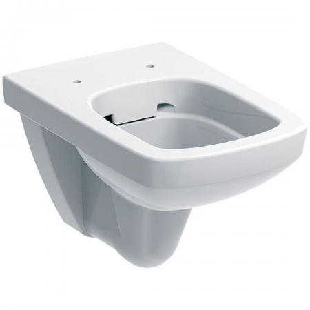 Geberit Selnova Square wall-hung WC, washdown, Rimfree: white