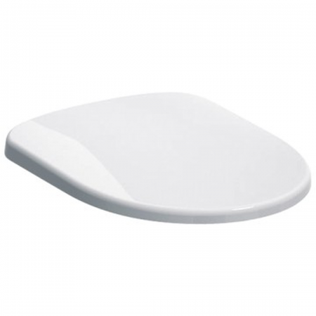 Geberit Selnova WC seat, hinges made of plastic, fastening from below: white