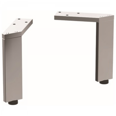 Geberit Smyle Square set of feet (2 pc.): H=15.1cm, bright chrome-plated