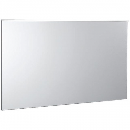 Geberit Xeno² illuminated mirror with direct and indirect lighting: 120x71cm, aluminium brushed