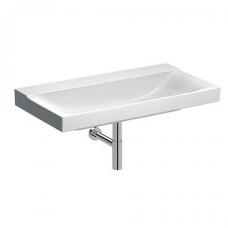 Geberit Xeno² washbasin: 90x48cm, Tap hole=without, Overflow=without, white / KeraTect