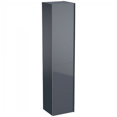 Geberit Acanto tall cabinet with two doors: 38x173x36cm, lava