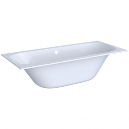 Geberit rectangular bathtub Soana, slim rim, duo, with feet: L=170cm, B=75cm