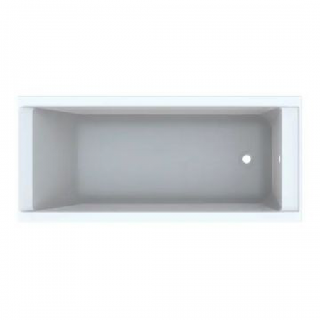 Geberit Supero rectangular bathtub with feet: 180x80cm, Total water capacity=229l