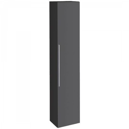 Geberit iCon tall cabinet with one door: B=36cm, H=180cm, T=31.7cm, lava / matt coated
