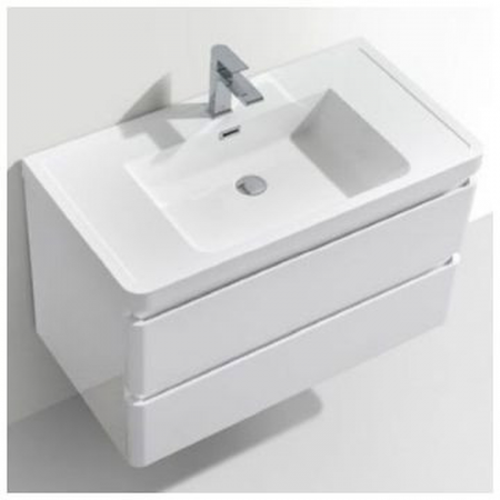 Gucci 900 Cupboard and Basin HG White 900 x 480 x 550