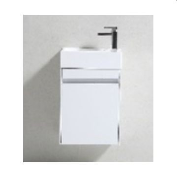 Gio Plumbing - Simplicity 460 Slimline Cupboard & Basin White