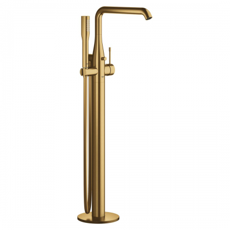 Grohe Essence Single-Lever Bath Mixer 15mm , Floor Mounted Brushed Cool Sunrise