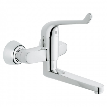 Grohe Euroeco Special / Ssc Single-Lever Safety Basin Mixer 15mm Chrome