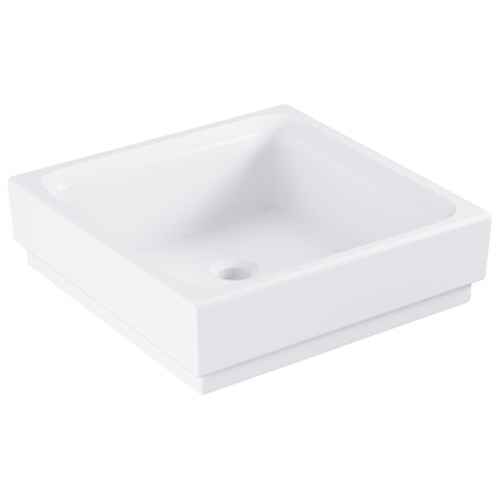 Grohe Cube Ceramic Vessel Basin 40 Alpine White